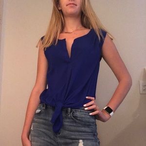 Royal Blue Top